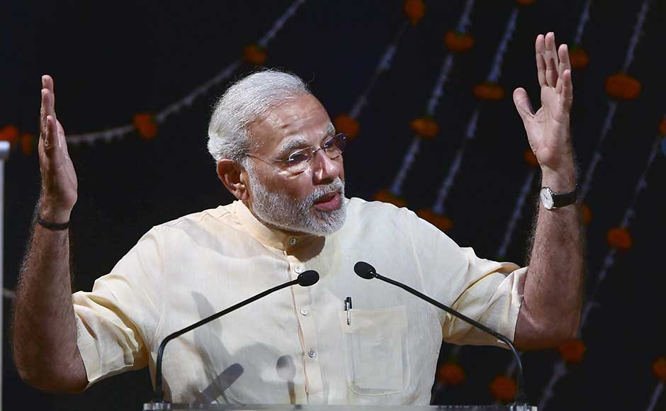 Modi was addressing the Golden Jubilee celebrations of Auroville (City of Dawn) International Township in Puducherry. He also addressed a public meeting where he hit out at the dynastic rule of Congress. PTI Narendra Modi in Puducherry: PM visits Matri Mandir in Auroville, calls India 'spiritual destination' for the world