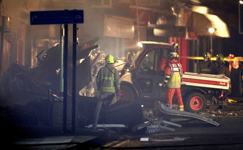Four of the six injured are in critical condition while others are "walking wounded", said the University Hospitals of Leicester NHS Trust. AP Four of the six injured are in critical condition while others are "walking wounded", said the University Hospitals of Leicester NHS Trust. AP
