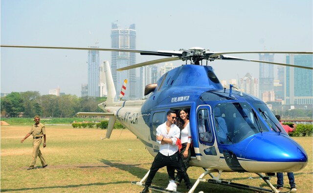 After that they proceeded to a nearby theatre to launch the trailer of their next film, Ahmed Khan's action adventure Baaghi 2. Photo by Firstpost/Sachin Gokhale After that they proceeded to a nearby theatre to launch the trailer of their next film, Ahmed Khan's action adventure Baaghi 2. Photo by Firstpost/Sachin Gokhale