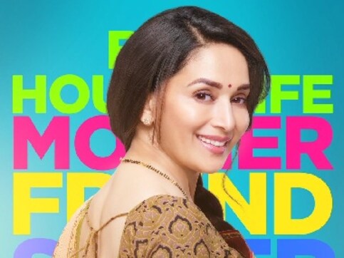 Madhuri Dixit to be seen riding a bike in her upcoming Marathi slice-of-life film Bucket List Madhuri Dixit to be seen riding a bike in her upcoming Marathi slice-of-life film Bucket List