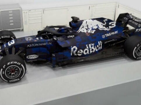 Formula One: Red Bull launch new car with temporary livery ahead of pre-season tests Formula One: Red Bull launch new car with temporary livery ahead of pre-season tests