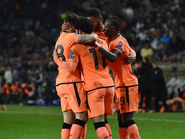 The attacking trio of Mohamed Salah, Sadio Mane and Roberto Firmino were on target for Liverpool. Image courtesy: Twitter @LFC