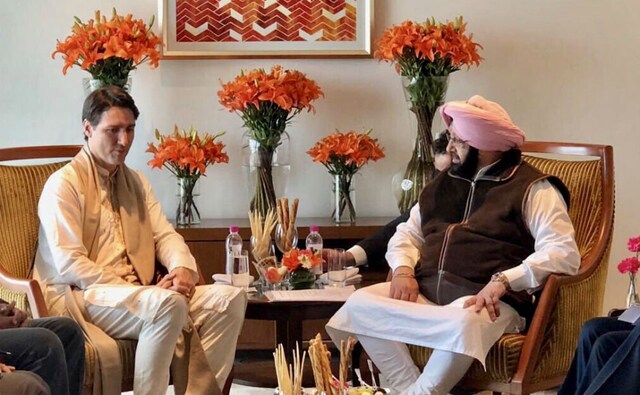 Trudeau held one-on-one meeting with Amarinder Singh at Taj Hotel in Amritsar. The Punjab chief minister said that the meet will further strengthen India-Canadian ties. Twitter @capt_amarinder Trudeau held one-on-one meeting with Amarinder Singh at Taj Hotel in Amritsar. The Punjab chief minister said that the meet will further strengthen India-Canadian ties. Twitter @capt_amarinder