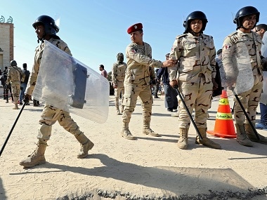 Egypt military forces in Sinai. Reuters