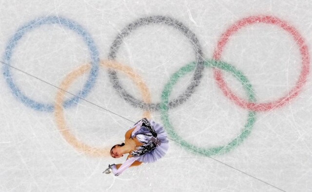 Alina Zagitova, an Olympic Athlete from Russia, performs in the women's figure skating short program. Reuters Alina Zagitova, an Olympic Athlete from Russia, performs in the women's figure skating short program. Reuters