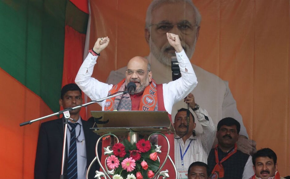 Shah said that the Narendra Modi government govt from the beginning has made comprehensive efforts to ensure development of Northeast. Because of this, the acceptance of the BJP is increasing day by day. Firstpost/Rishiraj Bhagawati Shah said that the Narendra Modi government govt from the beginning has made comprehensive efforts to ensure development of Northeast. Because of this, the acceptance of the BJP is increasing day by day. Firstpost/Rishiraj Bhagawati