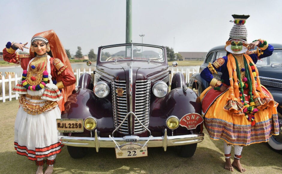 Indian classical dancers posing next to a 1933 Cadillac V12 vintage car. The rally also included a 1903 Humberette to an array of Rolls Royce's, including the 1908 Silver Ghost, the 1930 Phantom II, the 1938 Phantom III and the 1965 Silver Cloud III. PTI Indian classical dancers posing next to a 1933 Cadillac V12 vintage car. The rally also included a 1903 Humberette to an array of Rolls Royce's, including the 1908 Silver Ghost, the 1930 Phantom II, the 1938 Phantom III and the 1965 Silver Cloud III. PTI