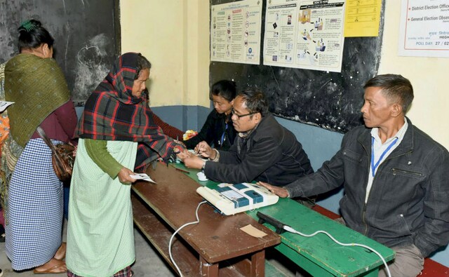 Polling in Nagaland saw sporadic incidences including throwing of a crude bomb which injured one person, another incident of firing took place in Akuluto Assembly constituency killing one civilan and injuring two. PTI Polling in Nagaland saw sporadic incidences including throwing of a crude bomb which injured one person, another incident of firing took place in Akuluto Assembly constituency killing one civilan and injuring two. PTI