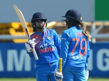 The Indian women showed both belief and execution to post India’s highest ever total. Image courtesy: Twitter/@OfficialCSA