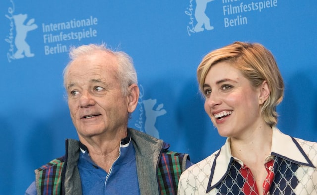 Actor Bill Murray and Lady Bird director Greta Gerwig pose during a photocall upon arrival for a press conference to present the animated feature Isle of Dogs at the Berlinale film festival. AFP/StefanieLoos Actor Bill Murray and Lady Bird director Greta Gerwig pose during a photocall upon arrival for a press conference to present the animated feature Isle of Dogs at the Berlinale film festival. AFP/StefanieLoos