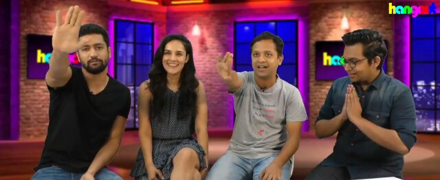 Hangout: Vicky Kaushal, Angira Dhar & Anand Tiwari on Hangout with Renil Abraham Hangout: Vicky Kaushal, Angira Dhar & Anand Tiwari on Hangout with Renil Abraham