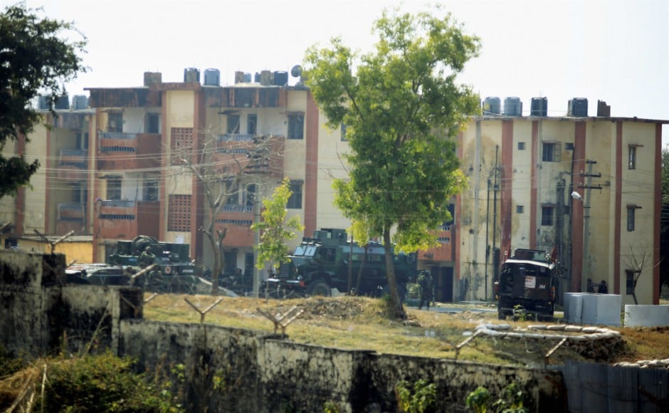 Army officials said that the terrorists breached the rear side of the Sunjuwan army camp near Chenni in the outskirts of the city during the intervening night. PTI Army officials said that the terrorists breached the rear side of the Sunjuwan army camp near Chenni in the outskirts of the city during the intervening night. PTI