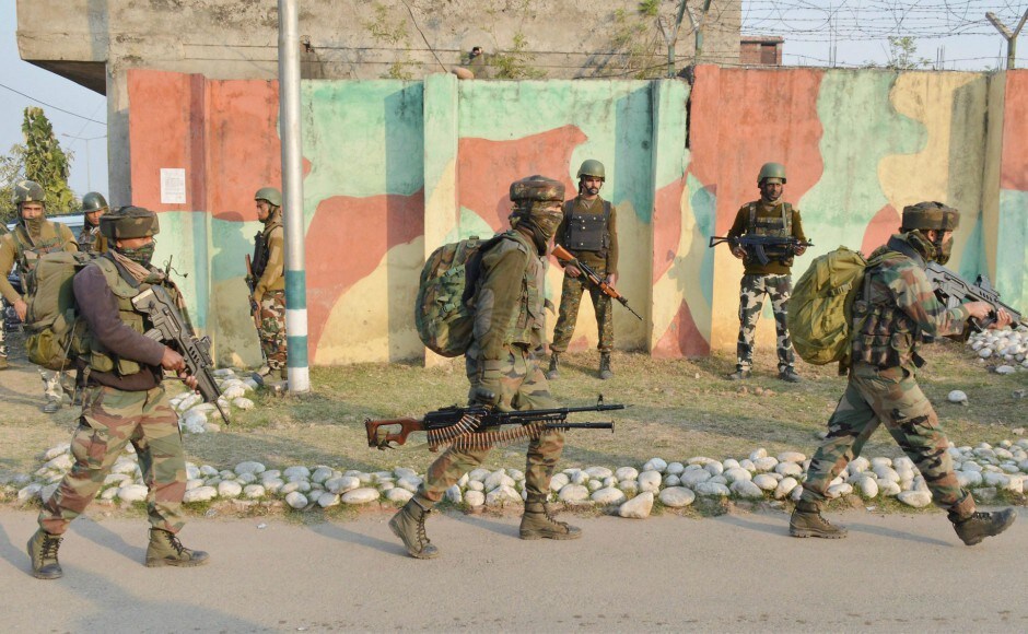 Para commandos of the army were airlifted from the army's northern command headquarters in Udhampur town to flush out the holed up militants. PTI Para commandos of the army were airlifted from the army's northern command headquarters in Udhampur town to flush out the holed up militants. PTI