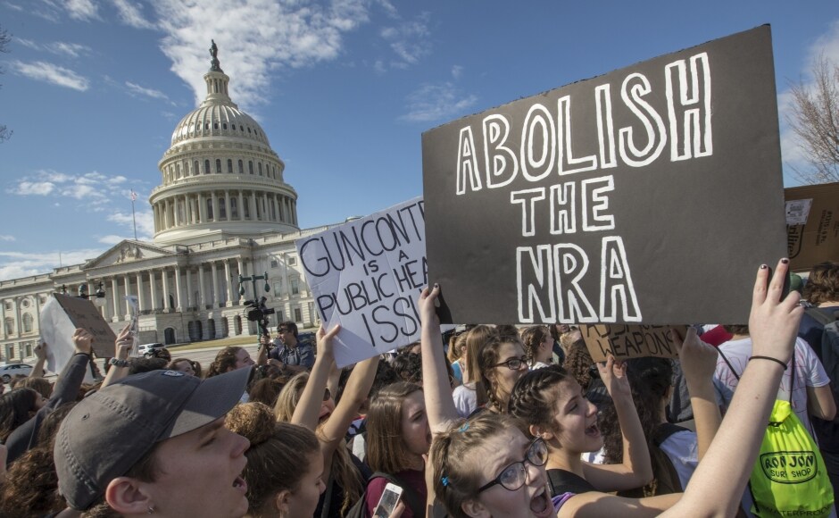 School students from Montgomery County in suburban Washington, also rallied in solidarity with those affected by the shooting at Parkland. AP Parkland school shooting: Protests erupt across the US in support of victims and for stricter gun laws