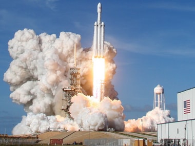 SpaceX Falcon Heavy rocket. Reuters