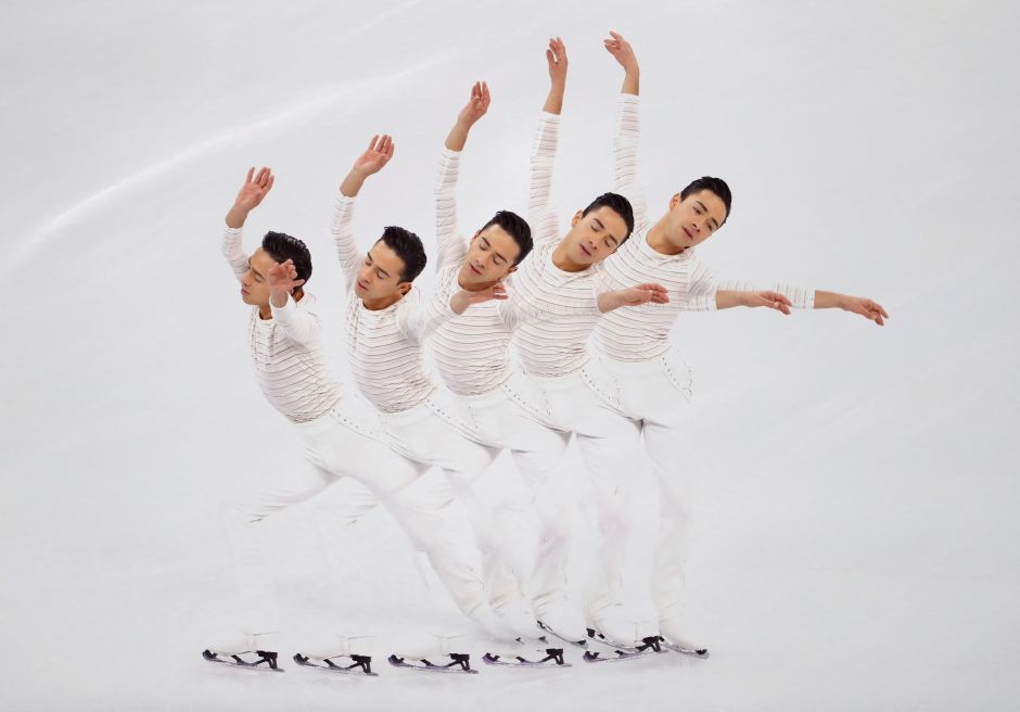 Felipe Montoya of Spain performs during the men's single skating short program at the Gangneung Ice Arena. Reuters Michela Moioli, Frida Hansdotter among gold medallists on Day 7 of Winter Olympics