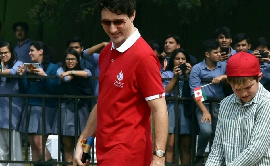 Trudeau, who is accompanied by wife Sophie Gregoire Trudeau and three children - Ella-Grace, Xavier and Hadrien and a delegation of ministers, visited Amritsar on Wednesday. They arrived in New Delhi on Saturday. PTI Trudeau, who is accompanied by wife Sophie Gregoire Trudeau and three children - Ella-Grace, Xavier and Hadrien and a delegation of ministers, visited Amritsar on Wednesday. They arrived in New Delhi on Saturday. PTI