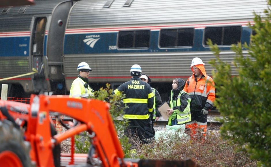 Amtrak Train 91 was carrying 139 passengers and eight crew members to Miami from New York when it hit the freight train at about 2.35 am local time near Columbia, South Carolina’s state capital. Reuters Amtrak Train 91 was carrying 139 passengers and eight crew members to Miami from New York when it hit the freight train at about 2.35 am local time near Columbia, South Carolina’s state capital. Reuters