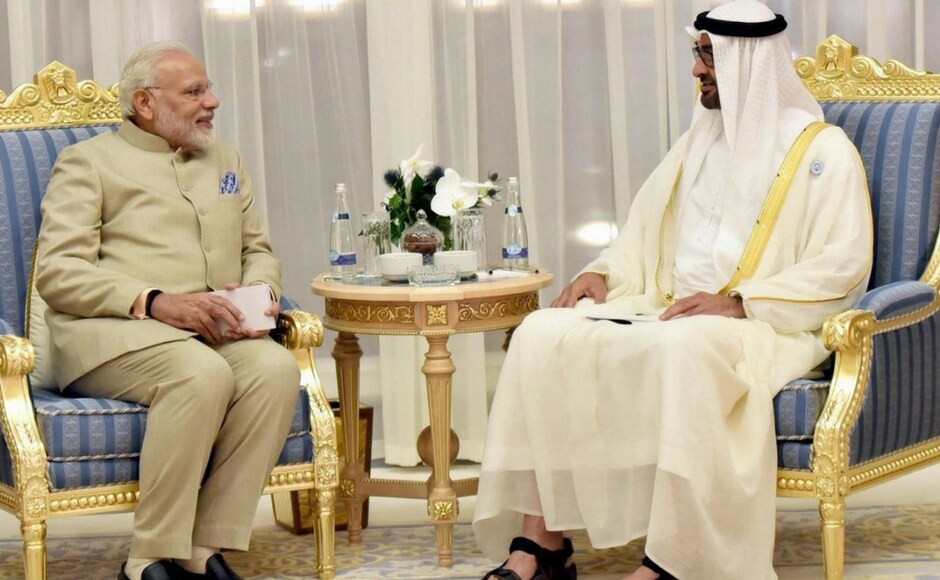 Narendra Modi in UAE: PM meets Crown Prince of Abu Dhabi Mohamed bin Zayed, signs five bilateral deals
