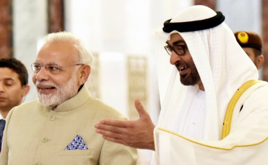 Narendra Modi in UAE: PM meets Crown Prince of Abu Dhabi Mohamed bin Zayed, signs five bilateral deals