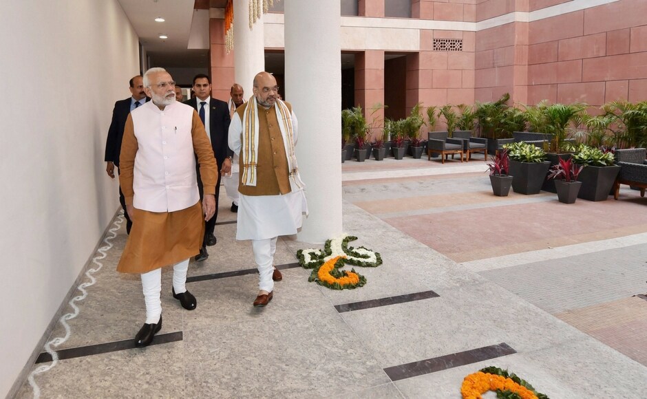 A multi-storeyed modern construction fitted with latest communication technologies, the headquarters' foundation stone was laid by Modi on 18 August 2016. It was constructed in one-and-half years. PTI Narendra Modi inaugurates new BJP headquarters in New Delhi; LK Advani, Murli Manohar Joshi attend event
