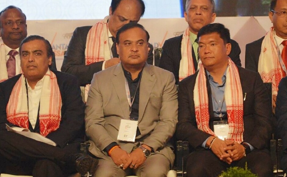 The summit, a first of its kind two-day initiative, is expected to see participation of top industrialists of the country including Ratan Tata and Mukesh Ambani. Image courtesy: Twitter/narendramodi Narendra Modi in Assam: PM inaugurates Global Investors' Summit, says North East at heart of 'Act East' policy