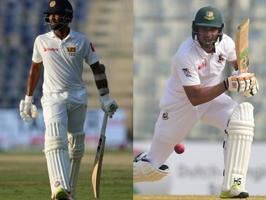 Sri Lanka captain Dinesh Chandimal and Bangladesh stand-in captain Mahmudullah. Agencies