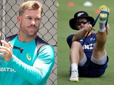 Australia captain David Warner and New Zealand captain Kane Williamson. Agencies 