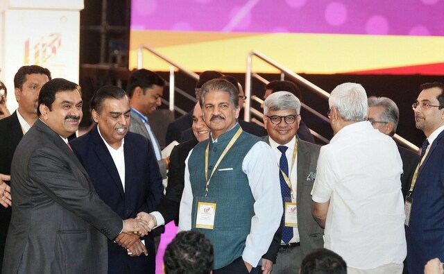 Reliance Industries chief Mukesh Ambani on Wednesday promised investment of another Rs 10,000 crore through Jio in the next three years at the Summit. PTI Reliance Industries chief Mukesh Ambani on Wednesday promised investment of another Rs 10,000 crore through Jio in the next three years at the Summit. PTI