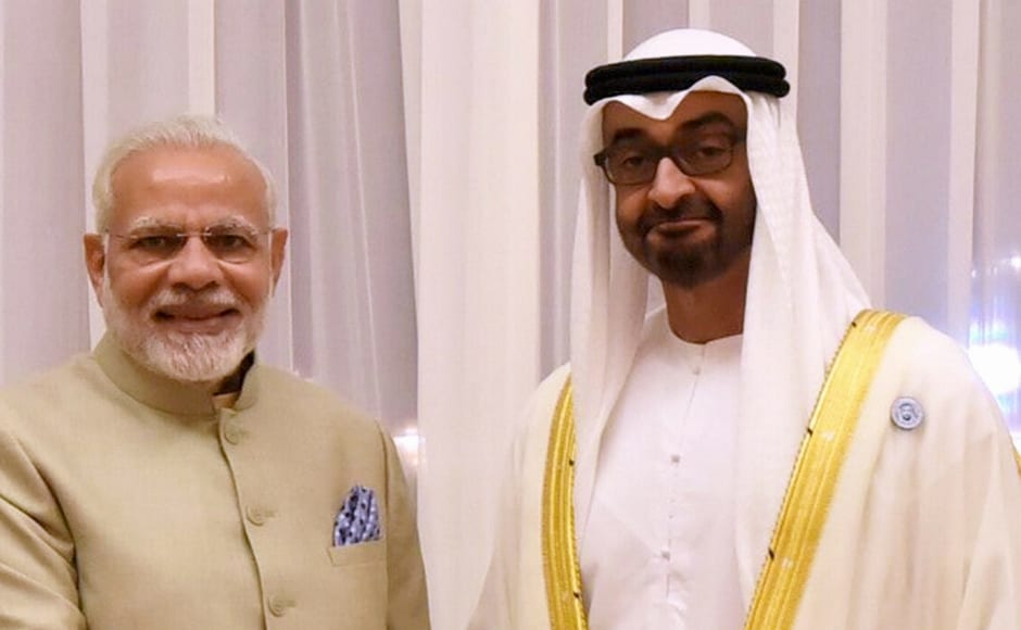 Narendra Modi in UAE: PM meets Crown Prince of Abu Dhabi Mohamed bin Zayed, signs five bilateral deals
