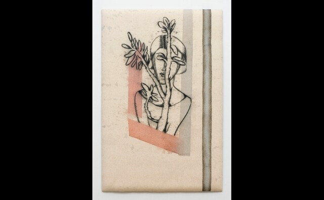Balcony. From Anju Dodiya's The Air Is A Mill Of Hooks, currently on view at Bikaner House. Balcony. From Anju Dodiya's The Air Is A Mill Of Hooks, currently on view at Bikaner House.