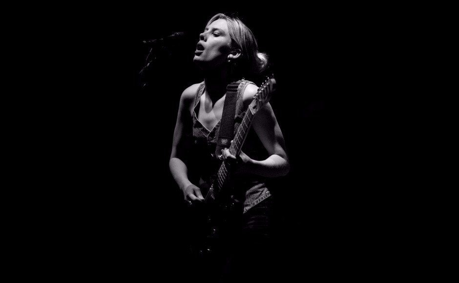 Wolf Alice was all crunchy riffs and bluster toeing a line between punk and thrash. Here, Ellie Rowsell of Wolf Alice. Photo © Hari Adivarekar Wolf Alice was all crunchy riffs and bluster toeing a line between punk and thrash. Here, Ellie Rowsell of Wolf Alice. Photo © Hari Adivarekar