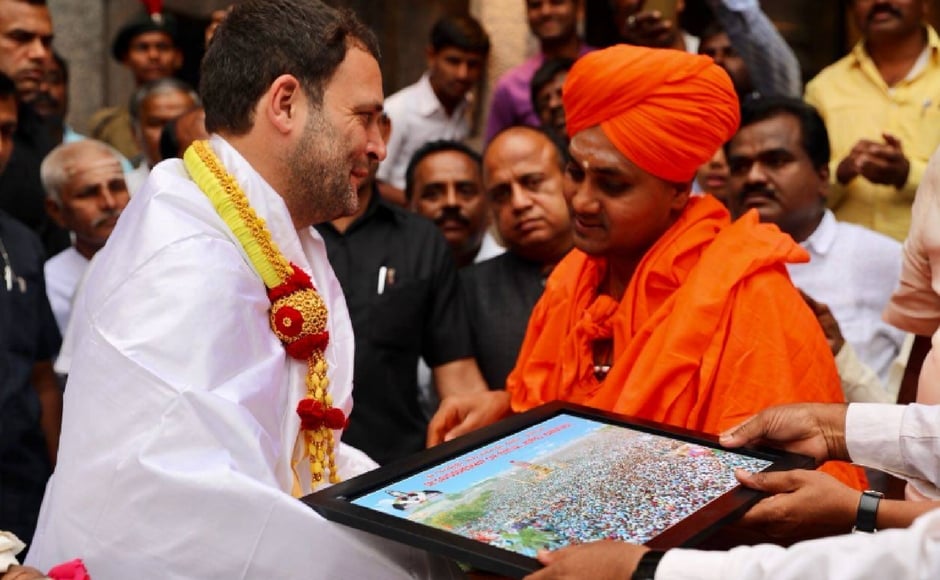 Rahul Gandhi kick-starts campaign in Karnataka, takes dig at Narendra Modi over Rafale deal
