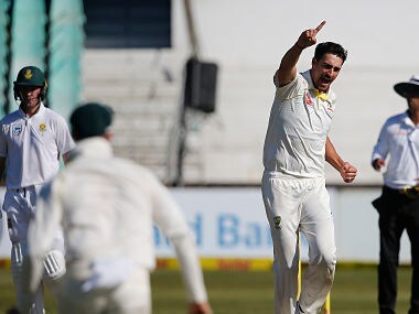 South Africa vs Australia: Mitchell Starc's quick-fire innings, five-wicket haul propels visitors to 189-run lead