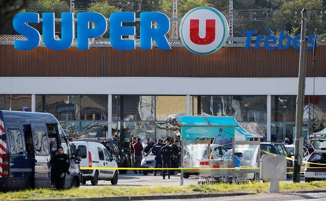 At least three people were killed on Friday in a shooting spree and hostage siege in southwest France by a man claiming allegiance to the Islamic State group. Reuters At least three people were killed on Friday in a shooting spree and hostage siege in southwest France by a man claiming allegiance to the Islamic State group. Reuters