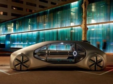 Renault unveils new urban mobility concept car EZ-GO at the Geneva Motor Show