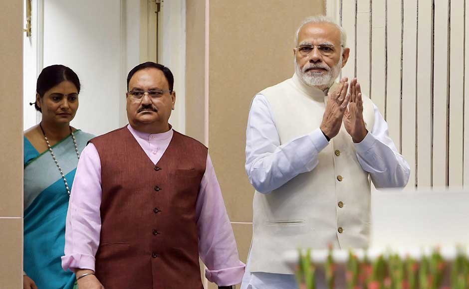 He launched the TB-free India campaign to take the activities under the National Strategic Plan for TB Elimination forward in a mission mode for eradicating the disease by 2025. State governments have a major role to play in the elimination of TB from India, Modi said, adding he has written to all chief ministers to join this mission. Modi with health minister JP Nadda and MoS Anupriya Patel. PTI He launched the TB-free India campaign to take the activities under the National Strategic Plan for TB Elimination forward in a mission mode for eradicating the disease by 2025. State governments have a major role to play in the elimination of TB from India, Modi said, adding he has written to all chief ministers to join this mission. Modi with health minister JP Nadda and MoS Anupriya Patel. PTI