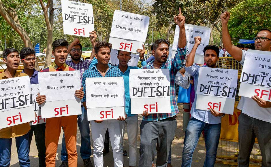 Since Friday, 12 people, including Class X and XII students, have been apprehended in the leak case from Jharkhand's Chatra district, police said. The examination board came under criticism after its Class X mathematics and Class XII economics papers were leaked earlier this week. PTI Since Friday, 12 people, including Class X and XII students, have been apprehended in the leak case from Jharkhand's Chatra district, police said. The examination board came under criticism after its Class X mathematics and Class XII economics papers were leaked earlier this week. PTI
