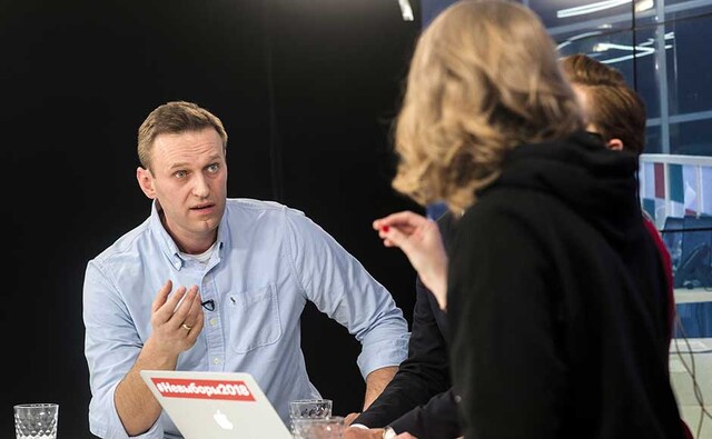 Putin's most serious rival, Opposition leader Alexei Navalny, was barred from the race because of a fraud conviction, which was widely seen as politically motivated. AP Putin's most serious rival, Opposition leader Alexei Navalny, was barred from the race because of a fraud conviction, which was widely seen as politically motivated. AP