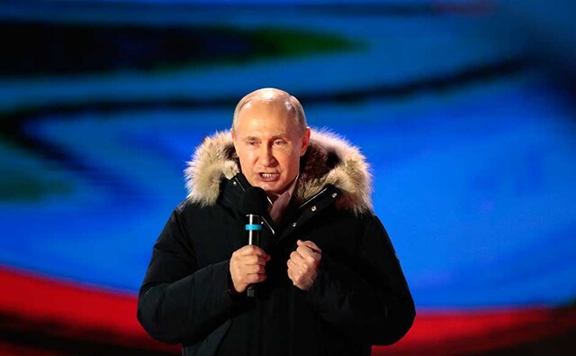 The accusations ultimately bolstered Putin among a populace that sees him as their defender against a hostile outside world and the embodiment of Russia's resurgent power on the world stage. AP The accusations ultimately bolstered Putin among a populace that sees him as their defender against a hostile outside world and the embodiment of Russia's resurgent power on the world stage. AP