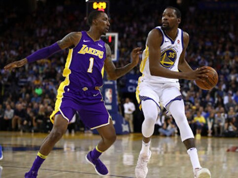 NBA: Kevin Durant nets 26 points to lead Warriors to victory over Lakers; Wizards stun Celtics NBA: Kevin Durant nets 26 points to lead Warriors to victory over Lakers; Wizards stun Celtics