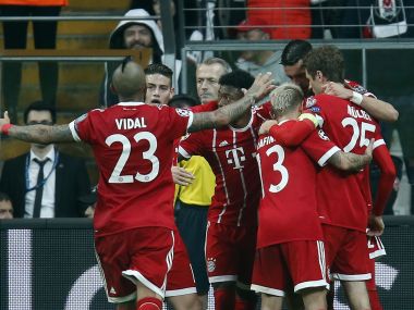 Bayern Munich produced a gutsy performance in front of a hostile crowd to beat Besiktas. AP
