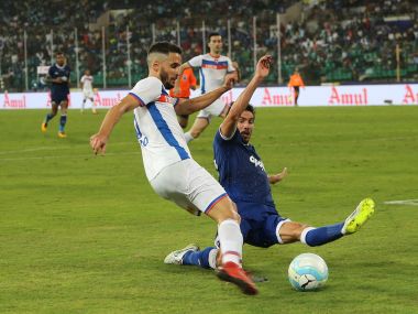 Chennaiyin will look to make most of home advantage when they face FC Goa in the second leg of semi-finals in Chennai. Image Courtesy: ISL