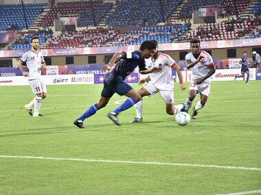 Image from the Super Cup match between Churchill Brothers and Delhi Dynamos. Image Courtesy: Agencies