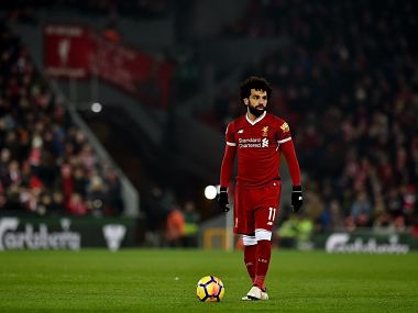 Mohamed Salah has scored 32 goals for Liverpool in his debut season. Image courtesy: Twitter @22mosalah