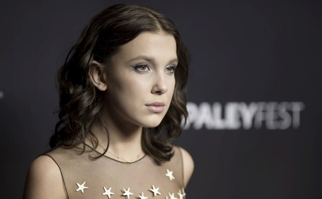 Stranger Things star Millie Bobby Brown attends the 35th Annual Paleyfest at the Dolby Theatre in Los Angeles. Richard Shotwell/Invision/AP Stranger Things star Millie Bobby Brown attends the 35th Annual Paleyfest at the Dolby Theatre in Los Angeles. Richard Shotwell/Invision/AP