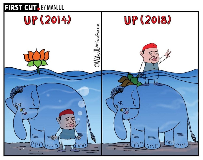 Shiv Sena mocks at BJP over Bihar, UP LS by-polls results