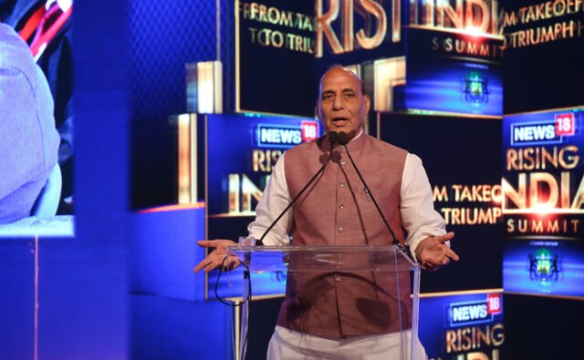 On BJP's defeat in the Gorakhpur bypolls, Singh gave a vague answer and said that they have come to know such things also happen. "This will not happen again," he added. The Union minister also said that the government took pride in the fact that in the last four years of the Narendra Modi government, "not a single minister of our government was charged with corruption". News18 On BJP's defeat in the Gorakhpur bypolls, Singh gave a vague answer and said that they have come to know such things also happen. "This will not happen again," he added. The Union minister also said that the government took pride in the fact that in the last four years of the Narendra Modi government, "not a single minister of our government was charged with corruption". News18