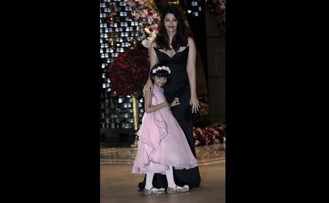 Aishwarya Rai with her daughter Aradhya seen at Ambanis' lavish party to celebrate the engagement of lovely couple. Firstpost/Sachin Gokhale Aishwarya Rai with her daughter Aradhya seen at Ambanis' lavish party to celebrate the engagement of lovely couple. Firstpost/Sachin Gokhale