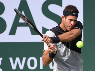 Juan Martin Del Potro during his third round match against David Ferrer. Reuters